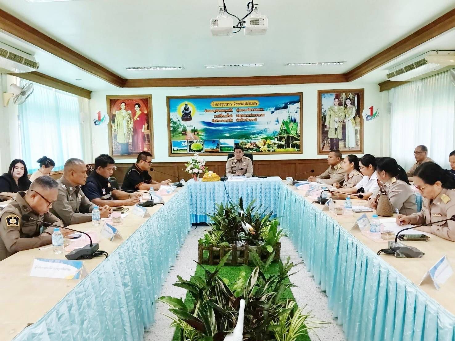  ***พช.ขุนหาญ*** ร่วมประชุมหัวหน้าส่วนราชการประจำเดือนสิงหาคม 2569