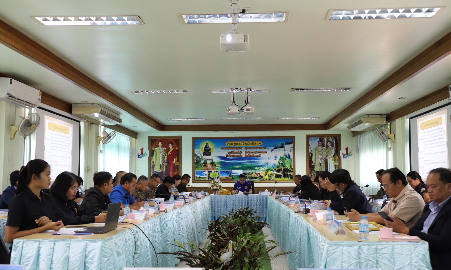  ***พช.ขุนหาญ*** ร่วมประชุมหัวหน้าส่วนราชการประจำเดือนกันยายน 2569