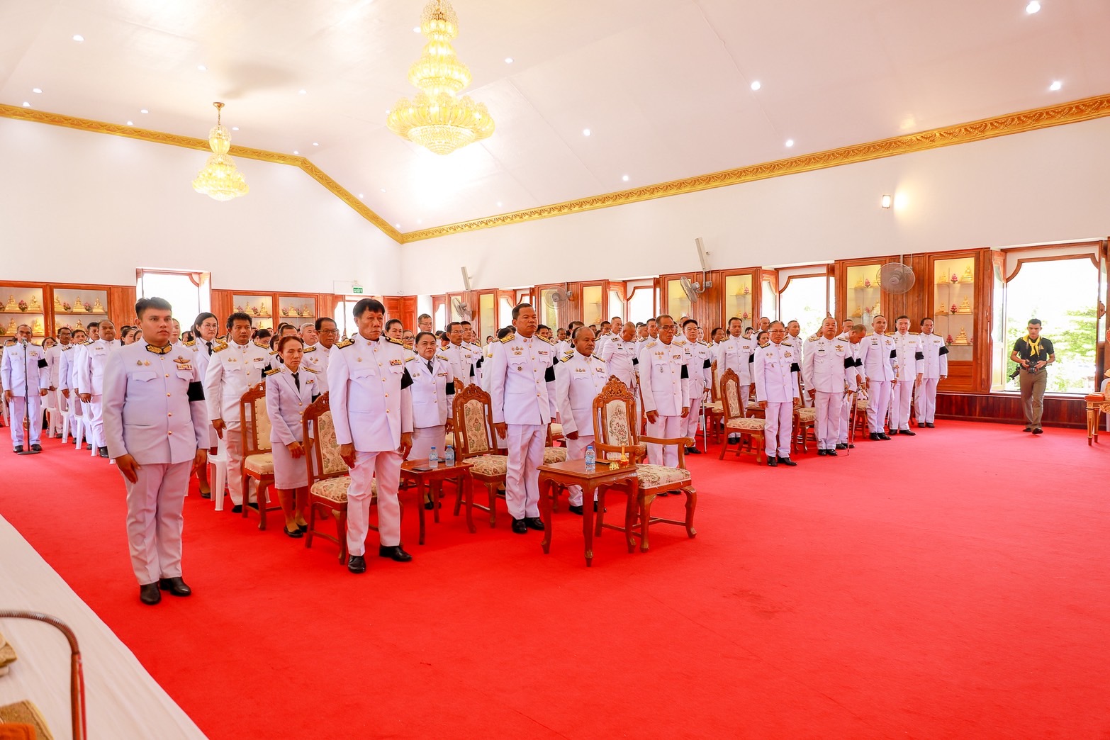 ***พช.ขุนหาญ*** ร่วมพิธีบำเพ็ญกุศลสตมวาร(100 วัน) อุทิศถวายพระกุศลแด่สมเด็จพระเจ้าลูกเธอ เจ้าฟ้าพัชรกิติยาภา นเรนทิราเทพยวดี กรมหลวงราชสาริณีสิริพัชร มหาวัชรราชธิกา